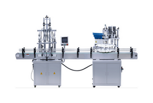 液體肥料四頭自動灌裝旋蓋生產線